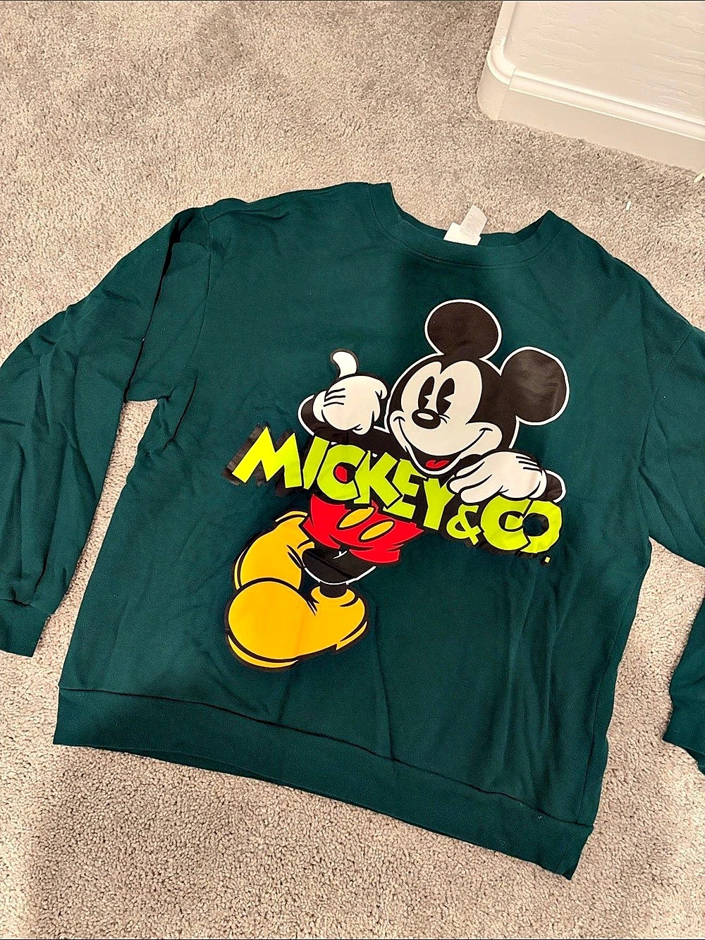 Disney Mickey & Co. Graphic Sweatshirt Green